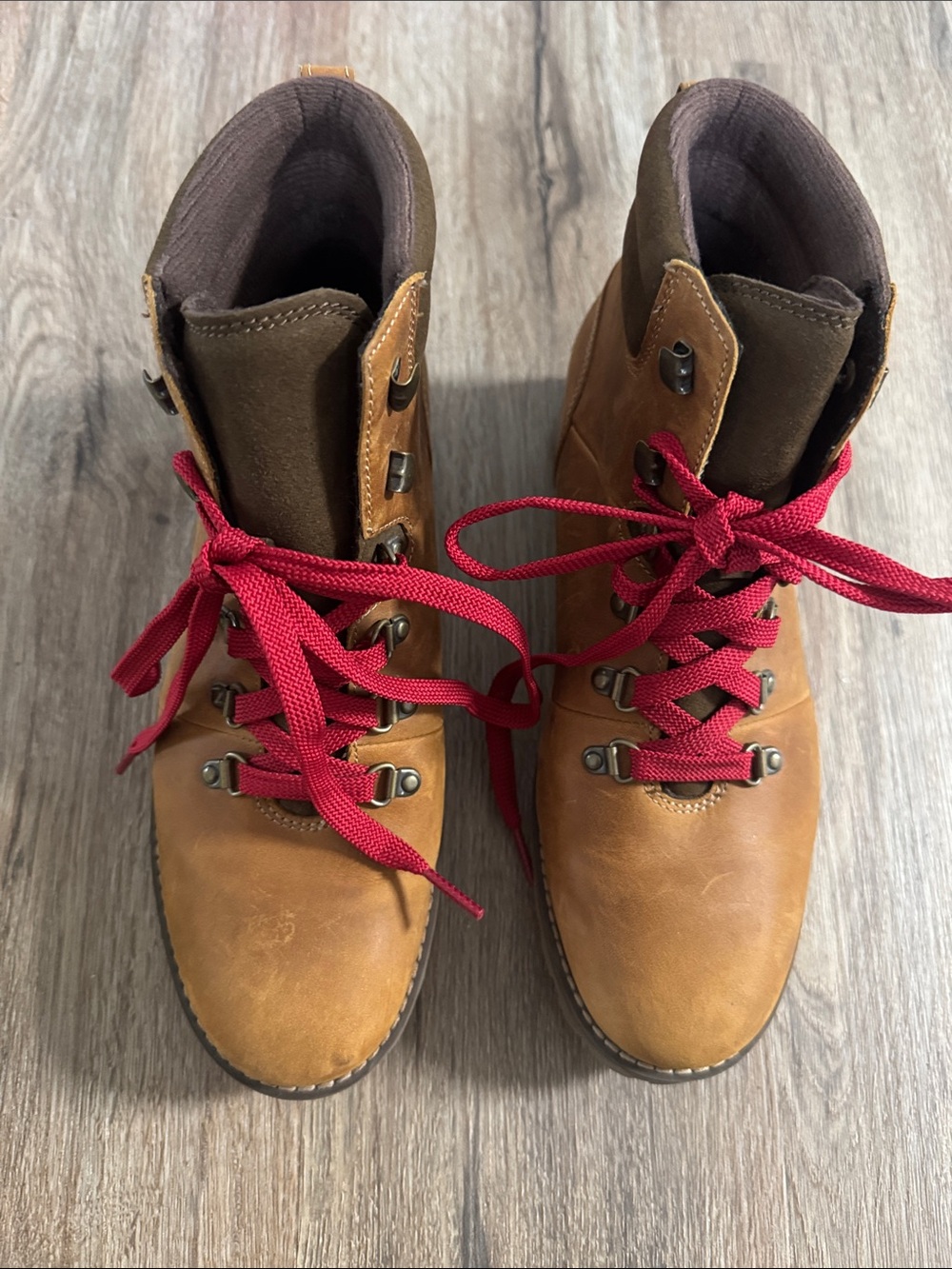 Timberland Ellendale mid hiker boots wheat full grain size-7.5